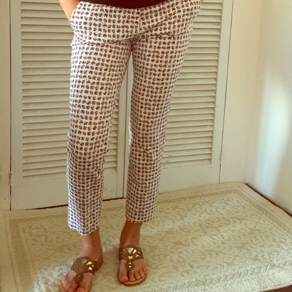 Anthropologie Denim - 🌾☀️NEW☀️Anthropologie Cropped Floral Print Pants